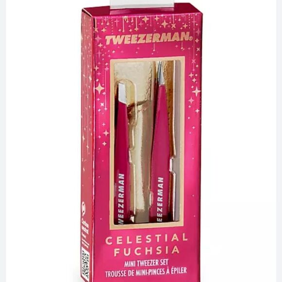 Tweezerman Celestial Fuchsia Mini Tweezer Set - Picture 3 of 6